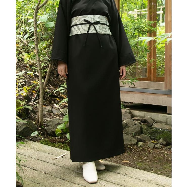 ブラック | 【カヤ】倭の晴れ着スカート【帯付き】 | アミナコレクション 