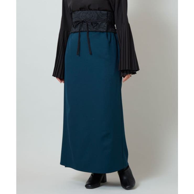 グリーン | 【カヤ】倭の晴れ着スカート【帯付き】 | アミナコレクション 