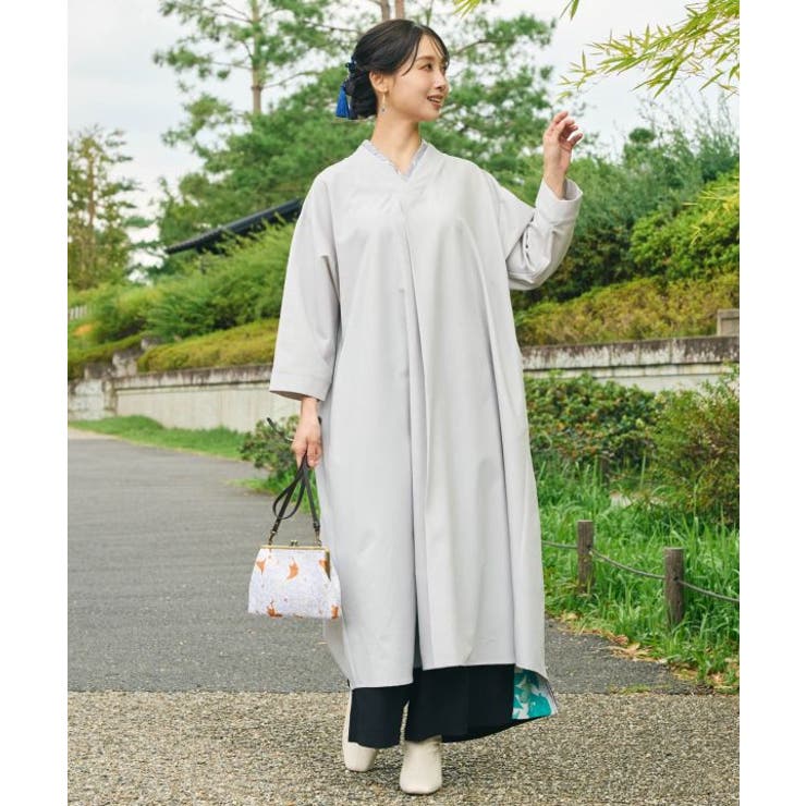 【カヤ】春霰八掛ワンピース | アミナコレクション  | 詳細画像2 