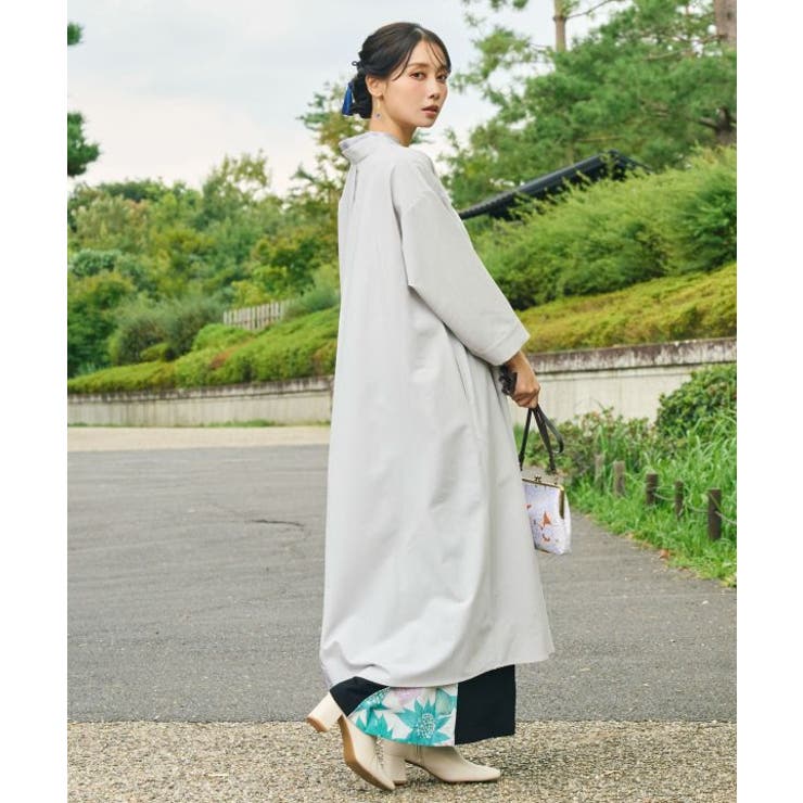 【カヤ】春霰八掛ワンピース | アミナコレクション  | 詳細画像3 