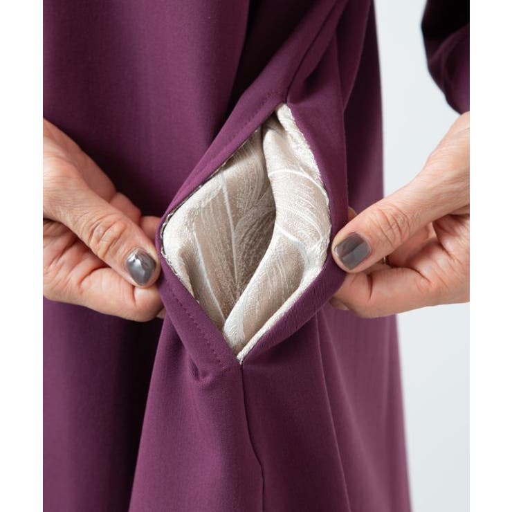 【カヤ】春霰八掛ワンピース | アミナコレクション  | 詳細画像8 