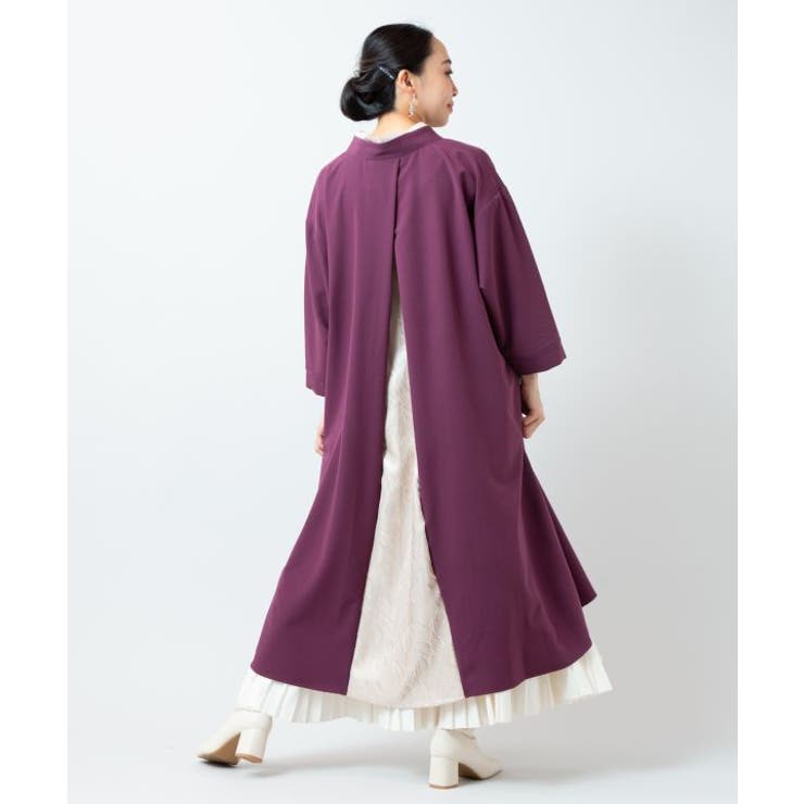 パープル | 【カヤ】春霰八掛ワンピース | アミナコレクション 