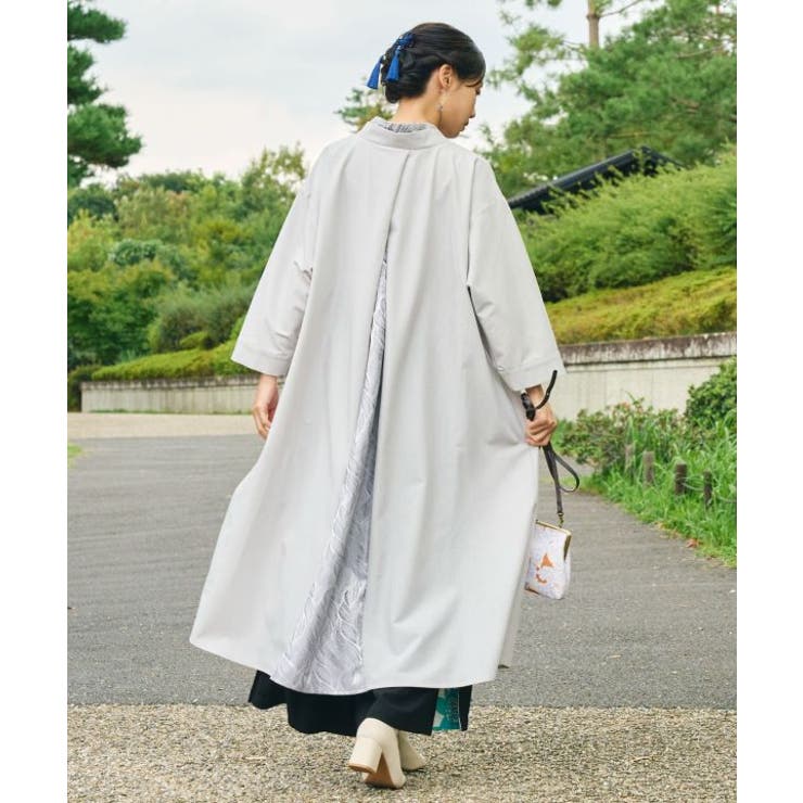 ライトグレー | 【カヤ】春霰八掛ワンピース | アミナコレクション 