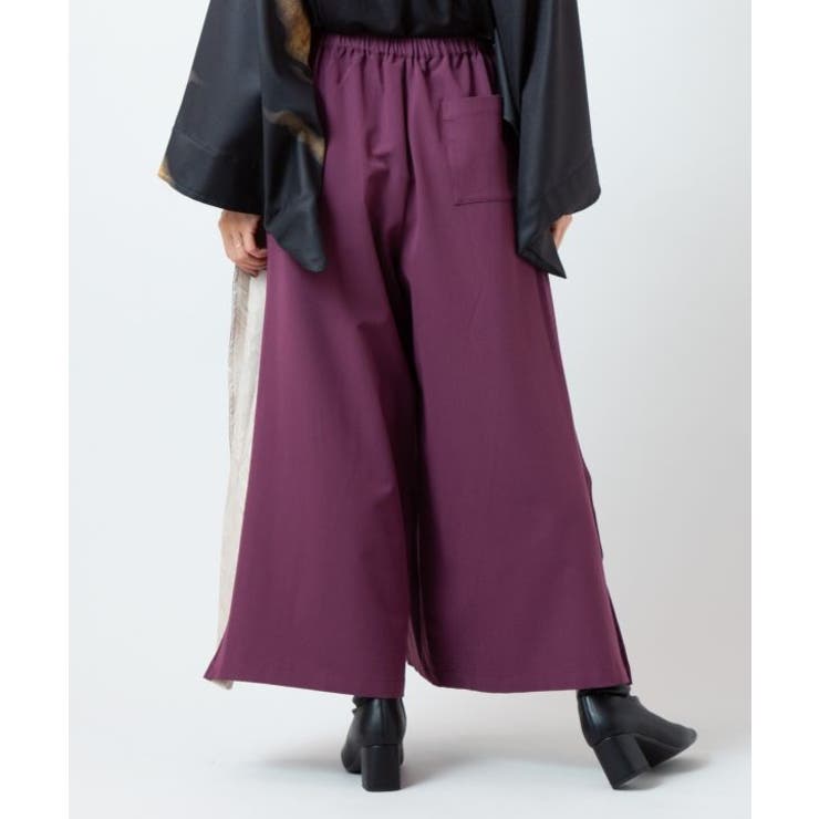 【カヤ】春霰八掛ワイドパンツ | アミナコレクション  | 詳細画像10 
