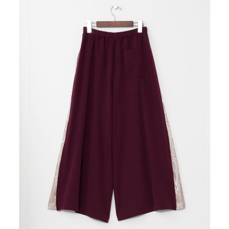 【カヤ】春霰八掛ワイドパンツ | アミナコレクション  | 詳細画像19 