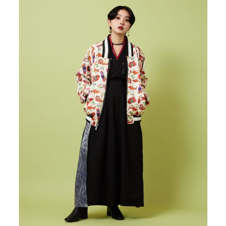 【カヤ】春霰八掛ワイドパンツ | アミナコレクション  | 詳細画像5 