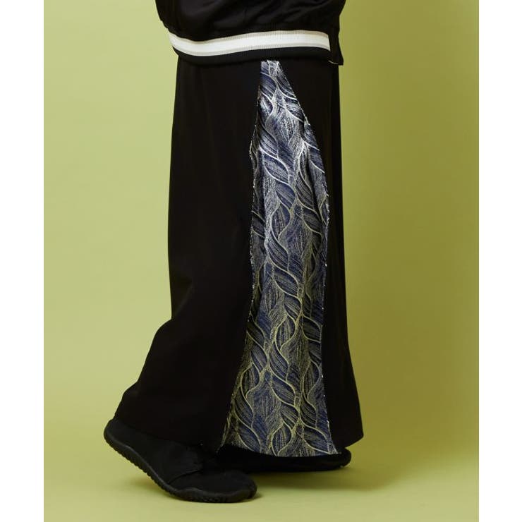 スミクロ | 【カヤ】春霰八掛ワイドパンツ | アミナコレクション 