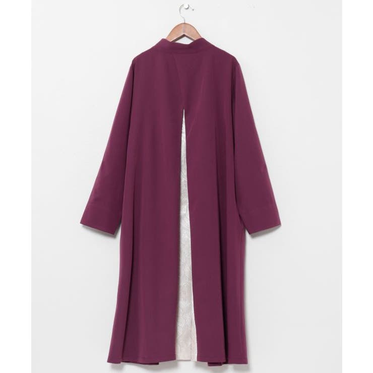 パープル | 【カヤ】春霰八掛コート | アミナコレクション 