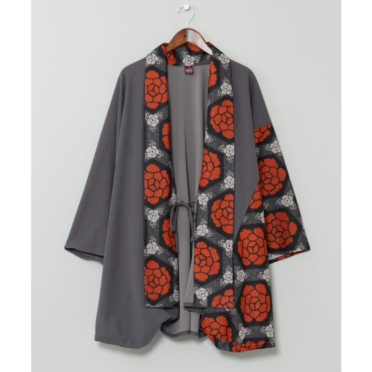 グレー | 【カヤ】伊達紋メンズ羽織 | アミナコレクション 