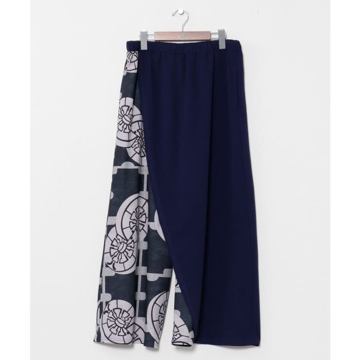 ネイビー | 【カヤ】伊達紋メンズパンツ | アミナコレクション 