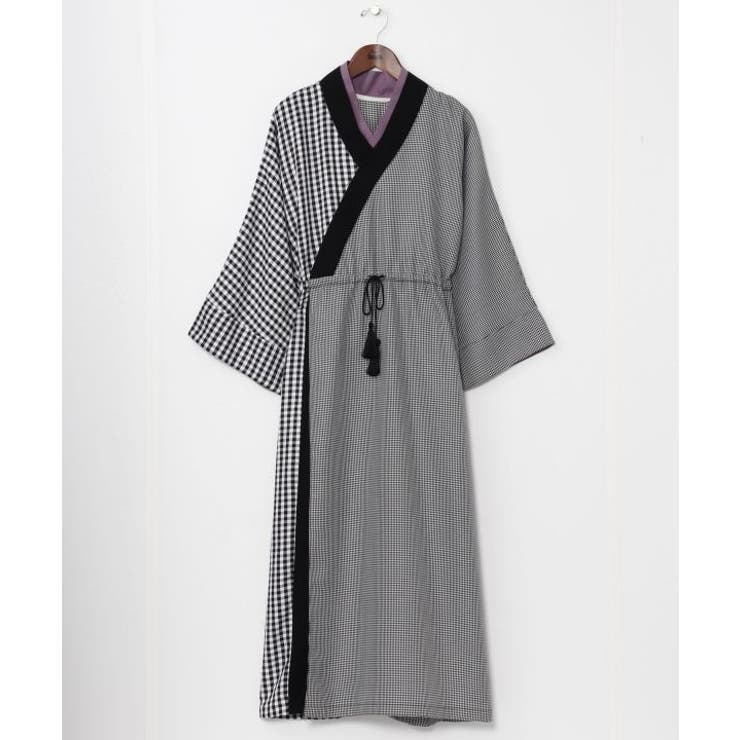 【カヤ】モガ格子ならいワンピース | アミナコレクション  | 詳細画像1 