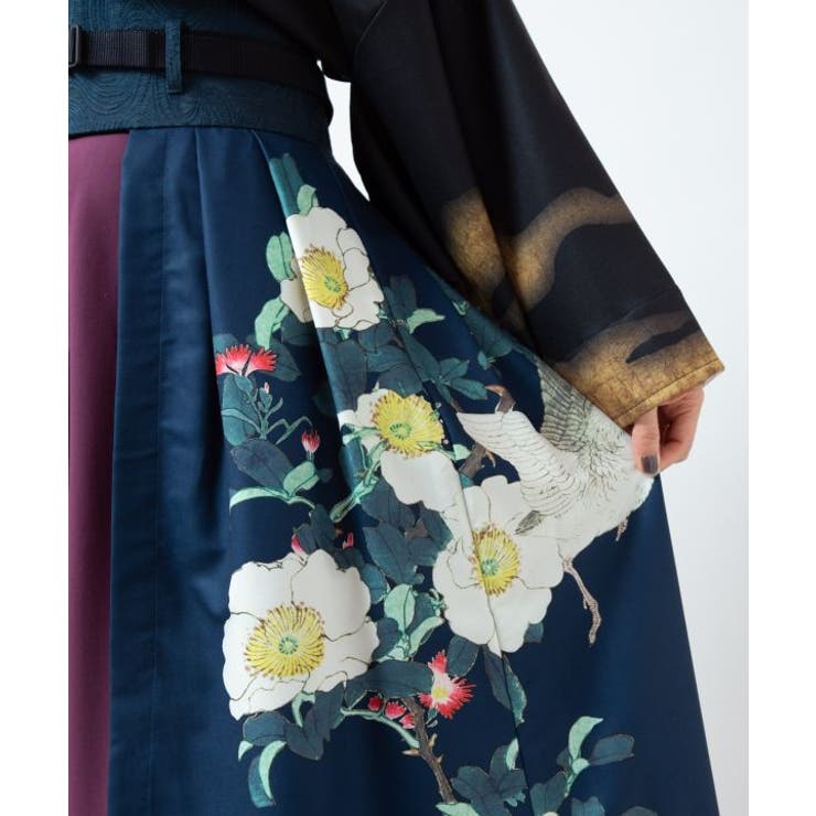 【カヤ】花鳥 重ね着用スカート | アミナコレクション  | 詳細画像11 