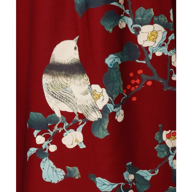 【カヤ】花鳥 重ね着用スカート | アミナコレクション  | 詳細画像19 