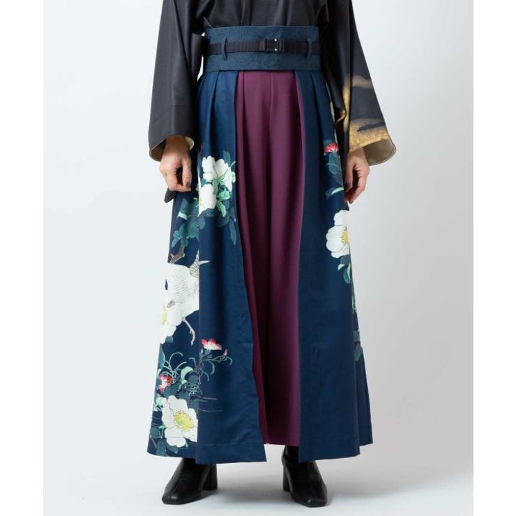 【カヤ】花鳥 重ね着用スカート | アミナコレクション  | 詳細画像22 