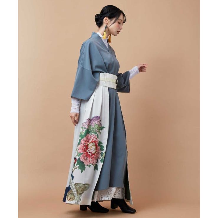 【カヤ】花鳥 重ね着用スカート | アミナコレクション  | 詳細画像24 