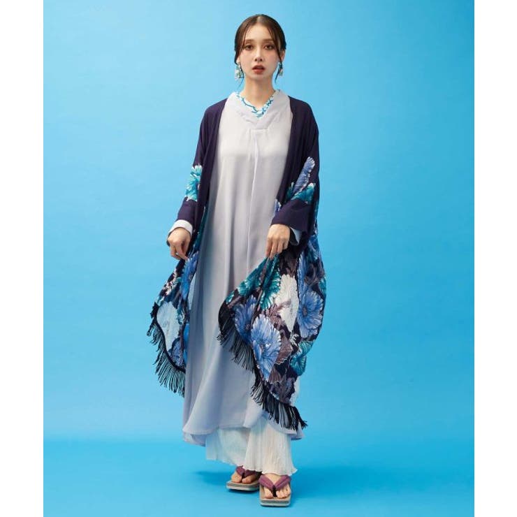 【カヤ】花時八掛ワンピース | アミナコレクション  | 詳細画像4 