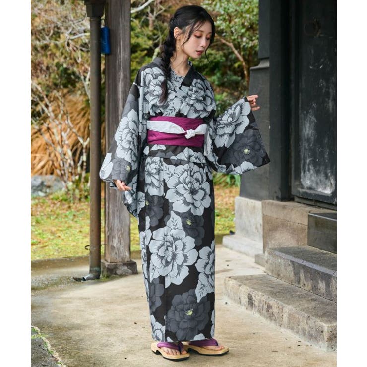 【カヤ】宵涼み二部式浴衣 | アミナコレクション  | 詳細画像1 