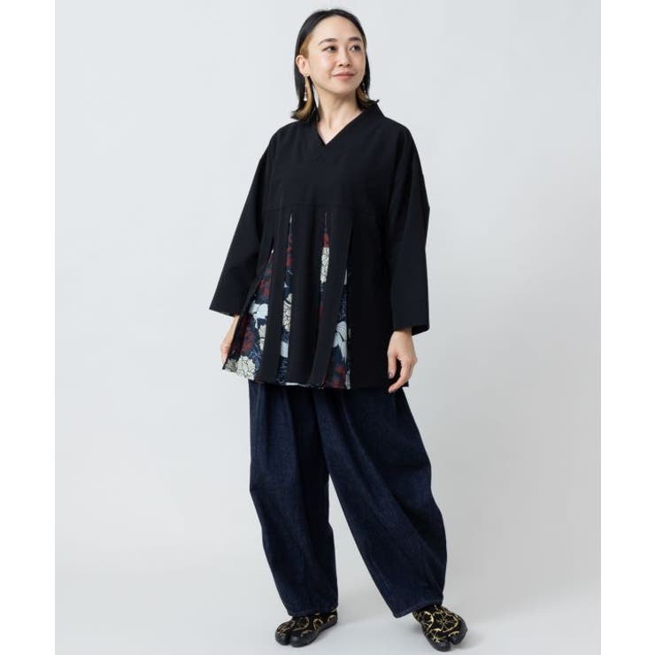 【倭物やカヤ】今様花八掛トップス | アミナコレクション  | 詳細画像2 