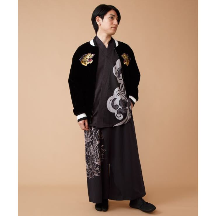 【倭物やカヤ】箔野華メンズパンツ | アミナコレクション | 詳細画像1 
