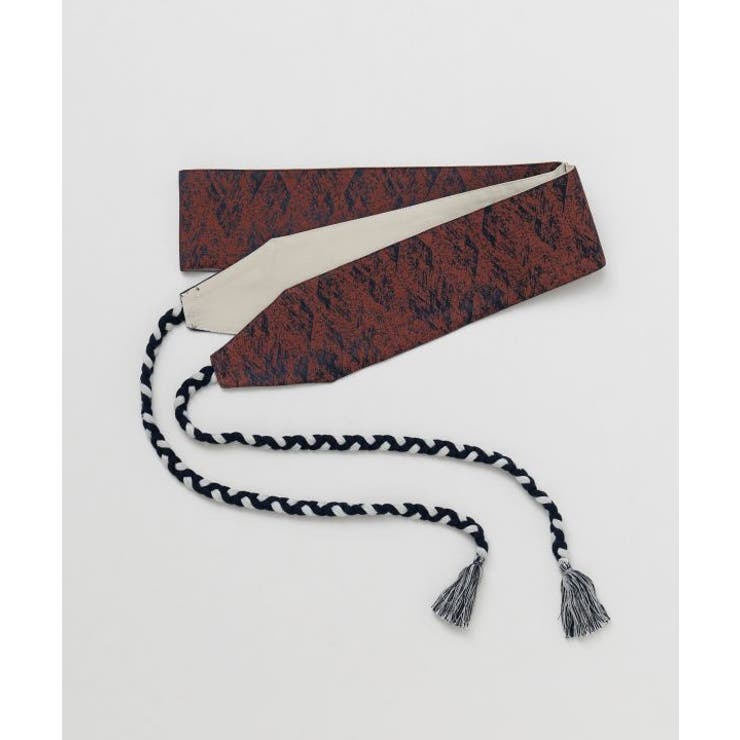 ブラウン | 【カヤ】折り重ね帯ベルト | アミナコレクション 