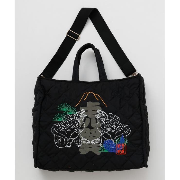 ブラック | 【カヤ】ジャポ刺子ショルダーバッグ | アミナコレクション 