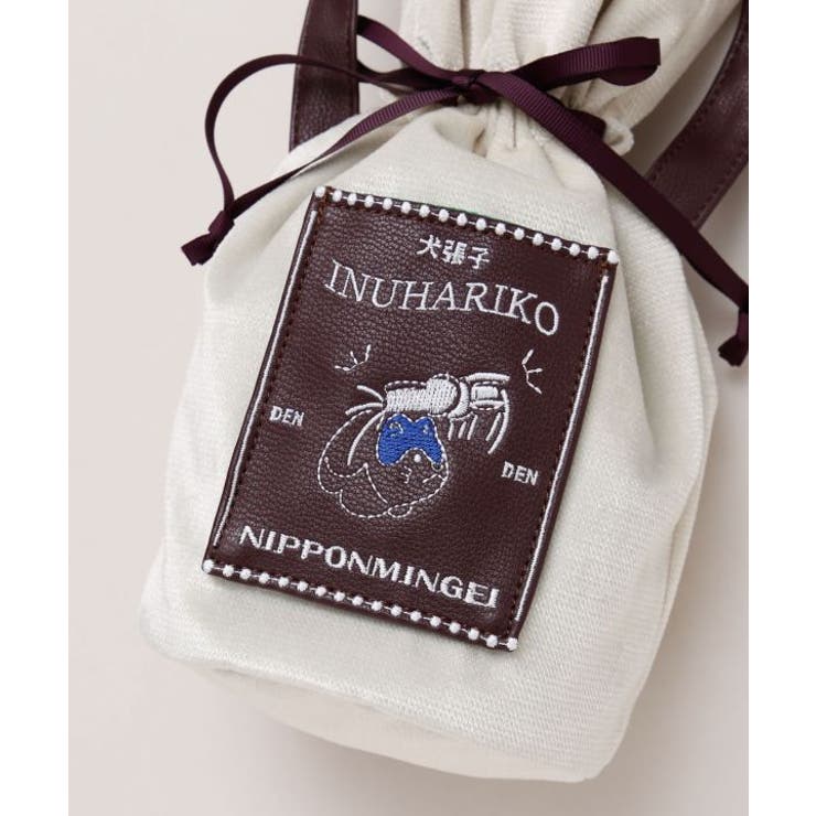 【カヤ】民芸ベロア巾着ミニショルダーバッグ | アミナコレクション  | 詳細画像5 