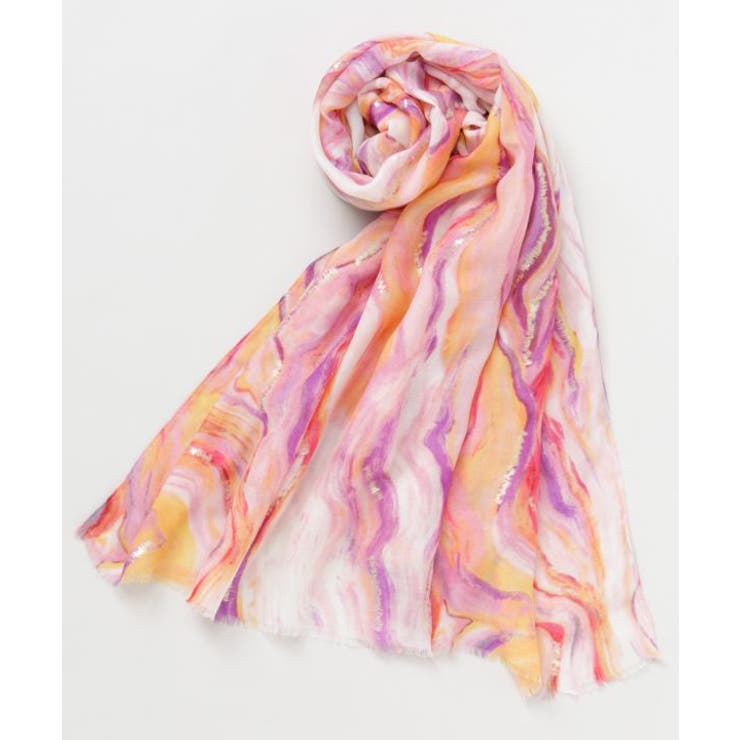 ピンク | 【カヤ】揺らめきストール | アミナコレクション 