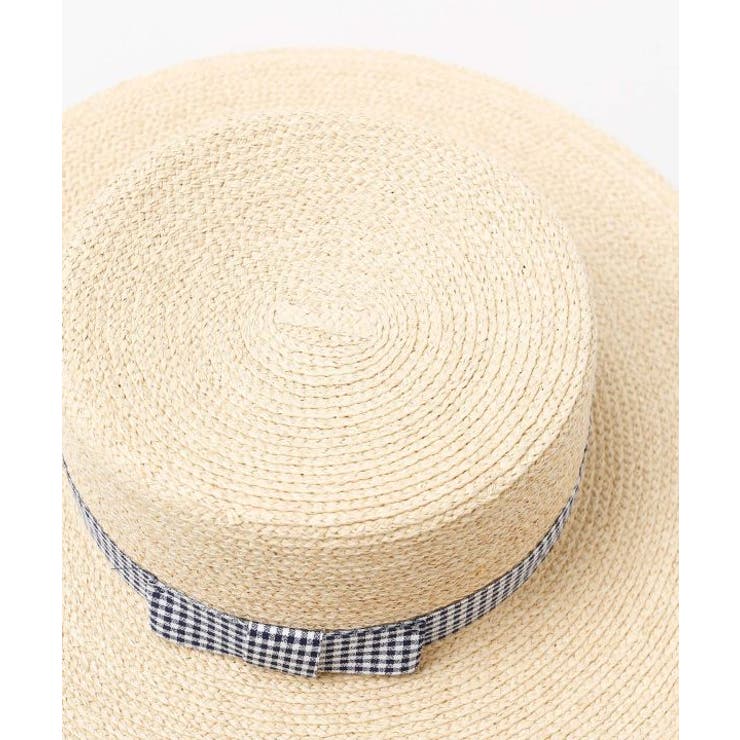 【カヤ】夏の紐ハット | アミナコレクション  | 詳細画像4 