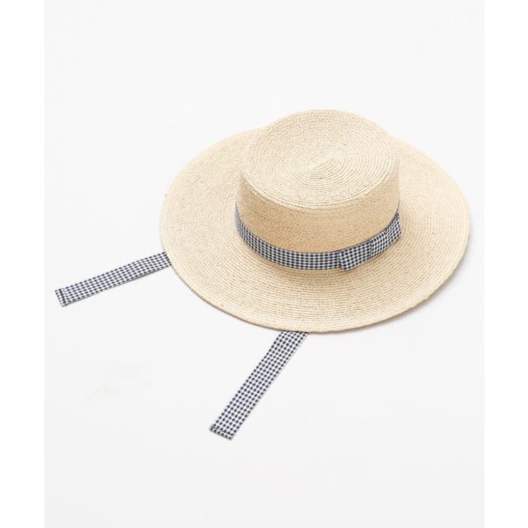 チェック | 【カヤ】夏の紐ハット | アミナコレクション 