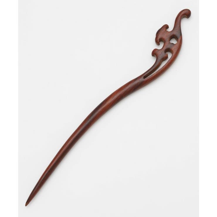 【カヤ】山水木彫り簪 | アミナコレクション  | 詳細画像3 