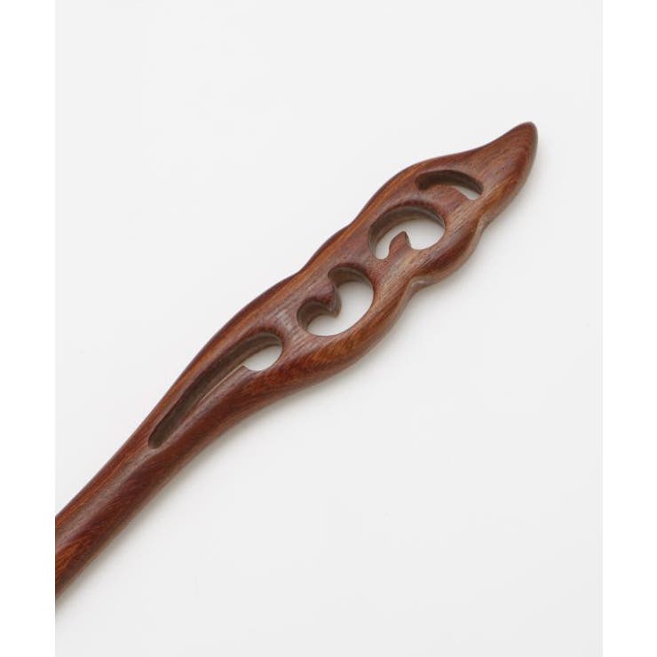 【カヤ】山水木彫り簪 | アミナコレクション  | 詳細画像6 