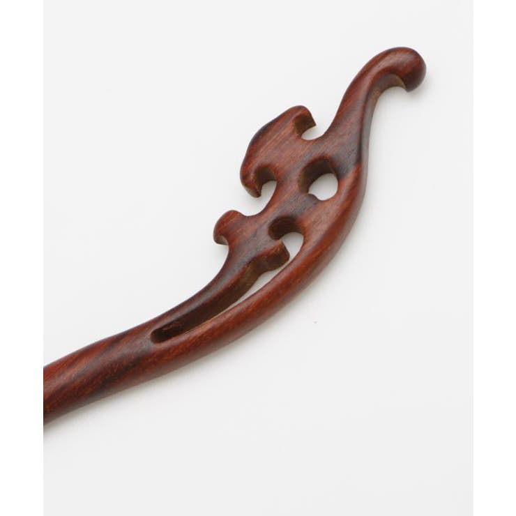 【カヤ】山水木彫り簪 | アミナコレクション  | 詳細画像9 