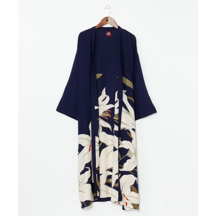 ネイビー | 【カヤ】【ＵＶカット加工】絢爛羽織 | アミナコレクション 