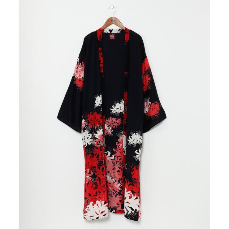 ブラック×レッド | 【カヤ】【ＵＶカット加工】絢爛羽織 | アミナコレクション 