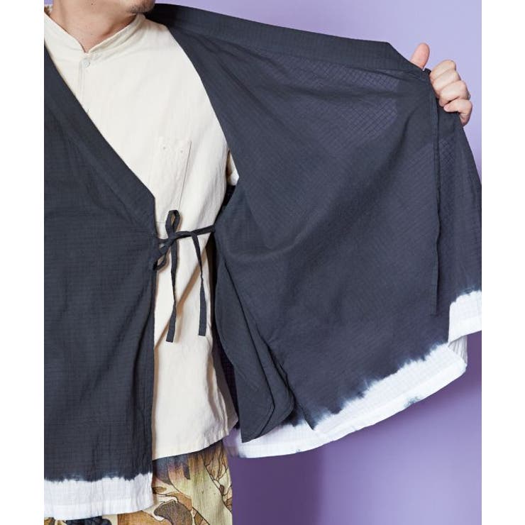 【カヤ】【ＵＶカット加工】爽涼メンズ羽織 | アミナコレクション | 詳細画像10 