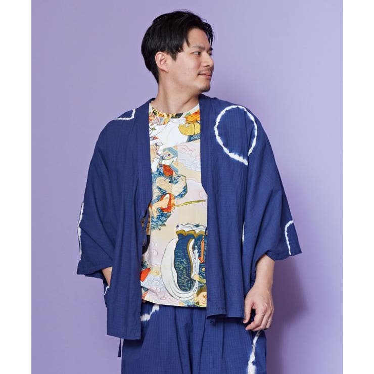 【カヤ】【ＵＶカット加工】爽涼メンズ羽織 | アミナコレクション | 詳細画像2 