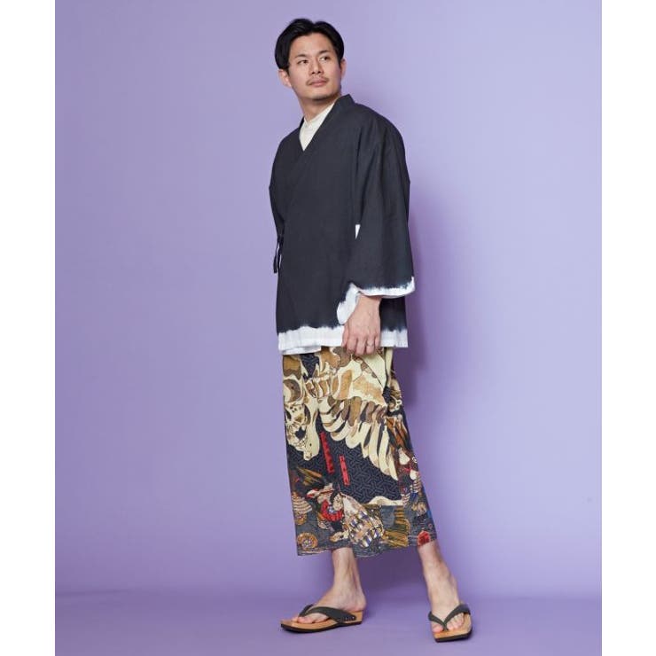 【カヤ】【ＵＶカット加工】爽涼メンズ羽織 | アミナコレクション | 詳細画像4 