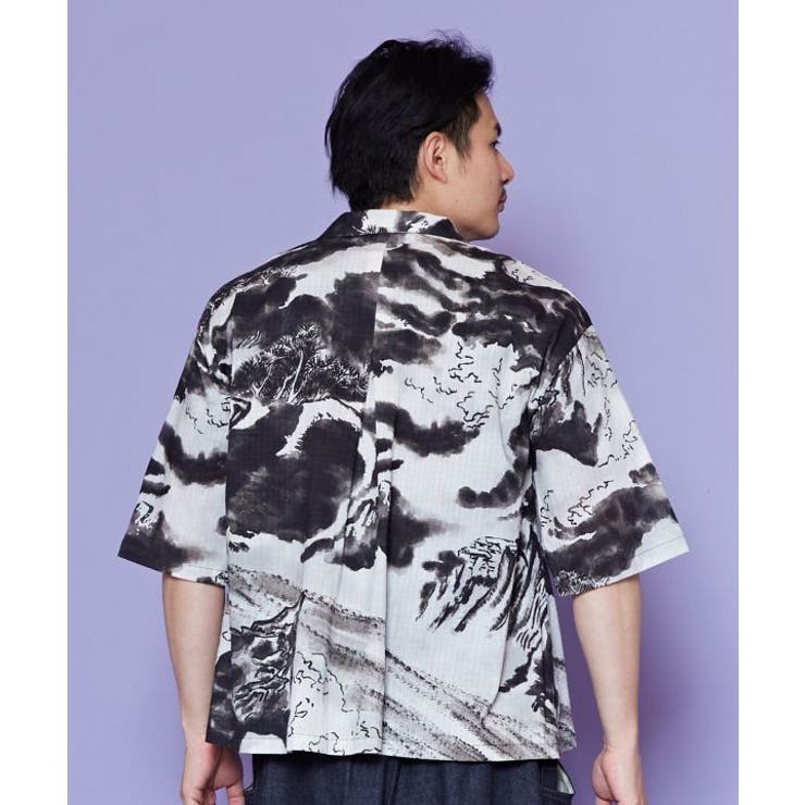 【カヤ】白波メンズシャツ | アミナコレクション | 詳細画像5 