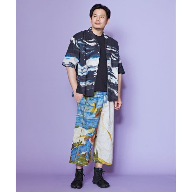 【カヤ】白波メンズシャツ | アミナコレクション | 詳細画像9 