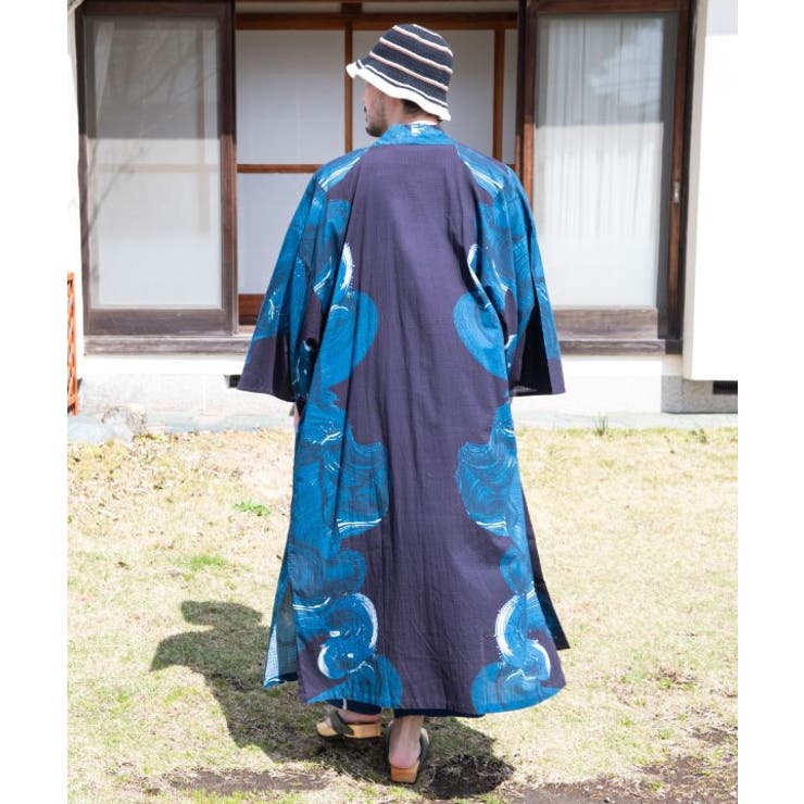 【カヤ】【ＵＶカット加工】白波メンズ羽織 | アミナコレクション | 詳細画像22 