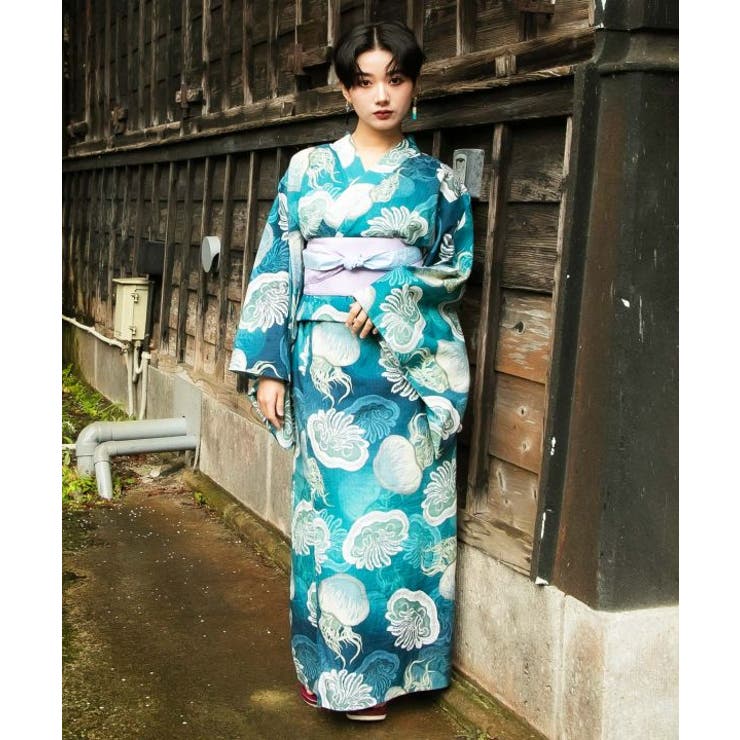 カヤ】夏華二部式浴衣[品番：ACNW0025117]｜アミナコレクション