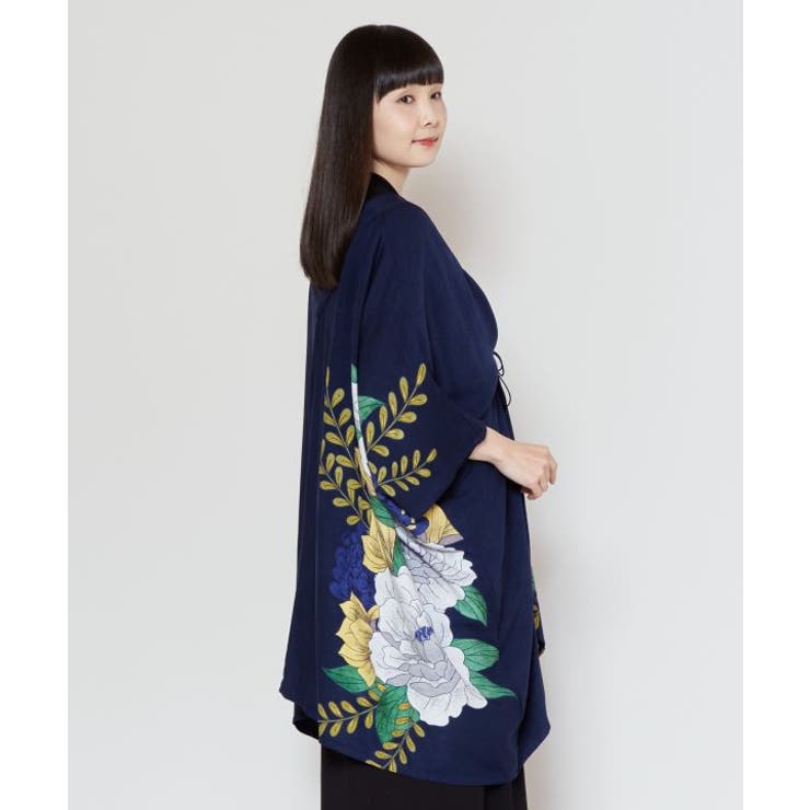 【カヤ】【ＵＶカット加工】花柳ならい羽織 | アミナコレクション  | 詳細画像11 