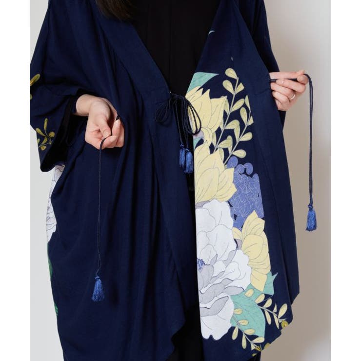 【カヤ】【ＵＶカット加工】花柳ならい羽織 | アミナコレクション  | 詳細画像17 