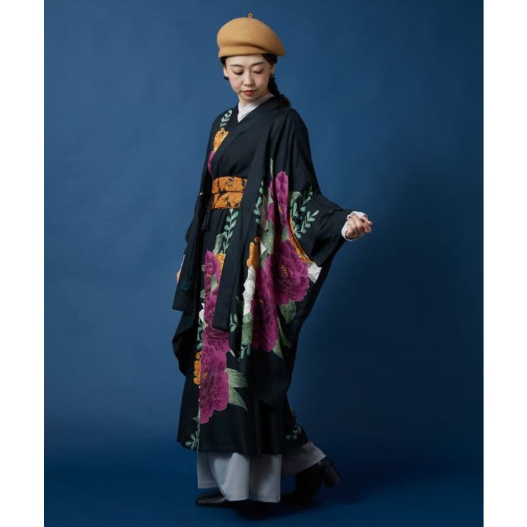 【カヤ】【ＵＶカット加工】花柳ならい羽織 | アミナコレクション  | 詳細画像2 