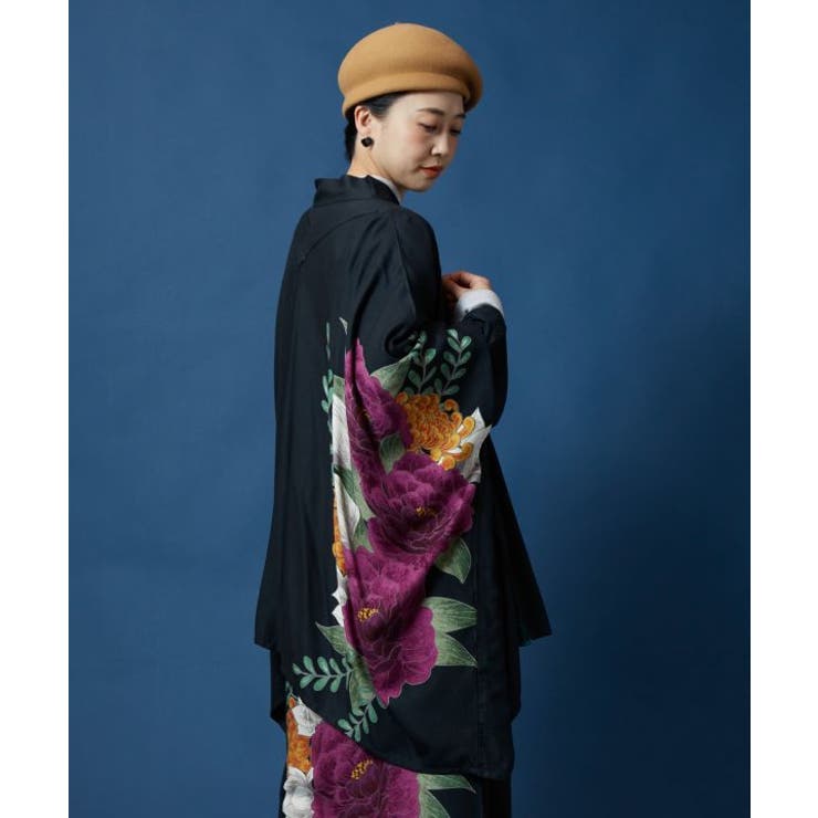 【カヤ】【ＵＶカット加工】花柳ならい羽織 | アミナコレクション  | 詳細画像26 