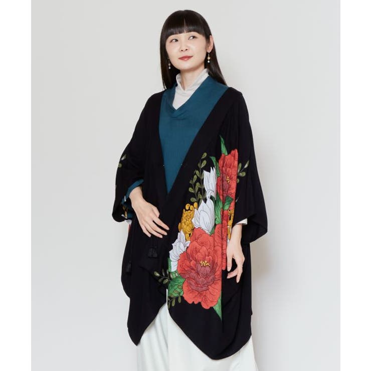 【カヤ】【ＵＶカット加工】花柳ならい羽織 | アミナコレクション  | 詳細画像8 