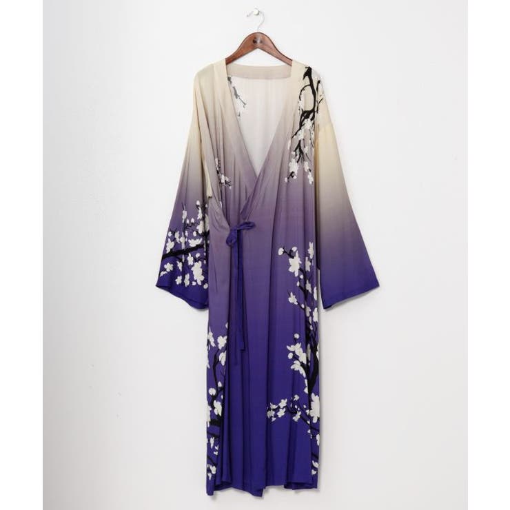 パープル | 【カヤ】【UVカット加工】梅美し（うめいつし）羽織 | アミナコレクション 
