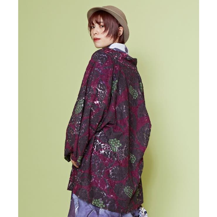 【カヤ】透かし柄羽織 | アミナコレクション  | 詳細画像4 