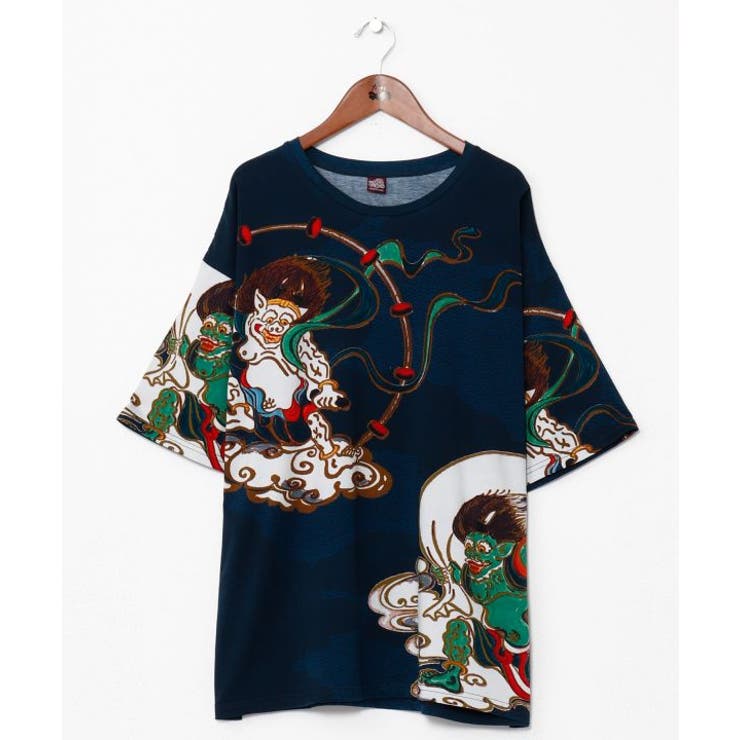 ダークネイビー | 【カヤ】倭の絵Ｔシャツ | アミナコレクション