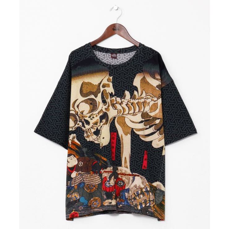 ブラック | 【カヤ】倭の絵Ｔシャツ | アミナコレクション